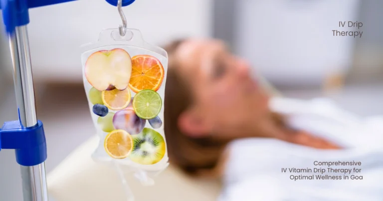 Woman relaxing while receiving IV Vitamin Drip therapy at Glam Gyno in Mapusa, Goa, surrounded by a serene wellness environment.